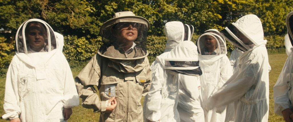 Pupils beekeeping